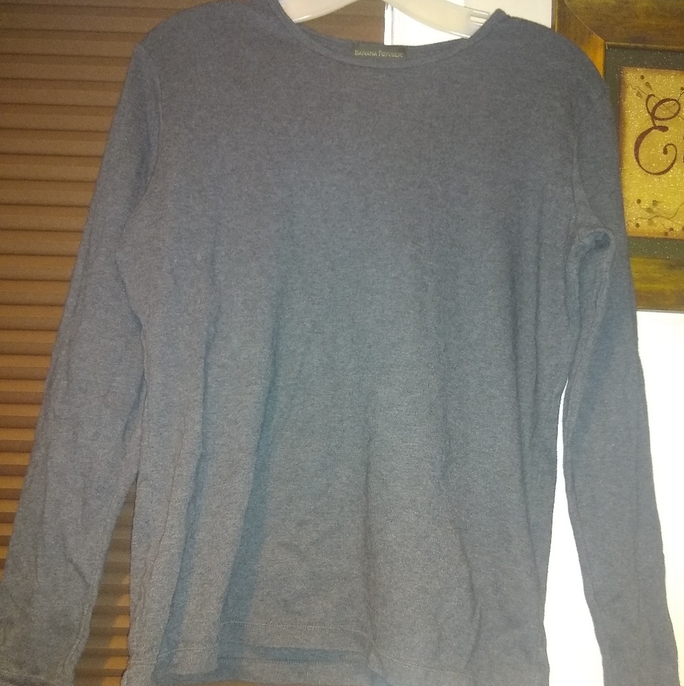 Long Sleeve Shirt Abercrombie and Fitch Gra Size M